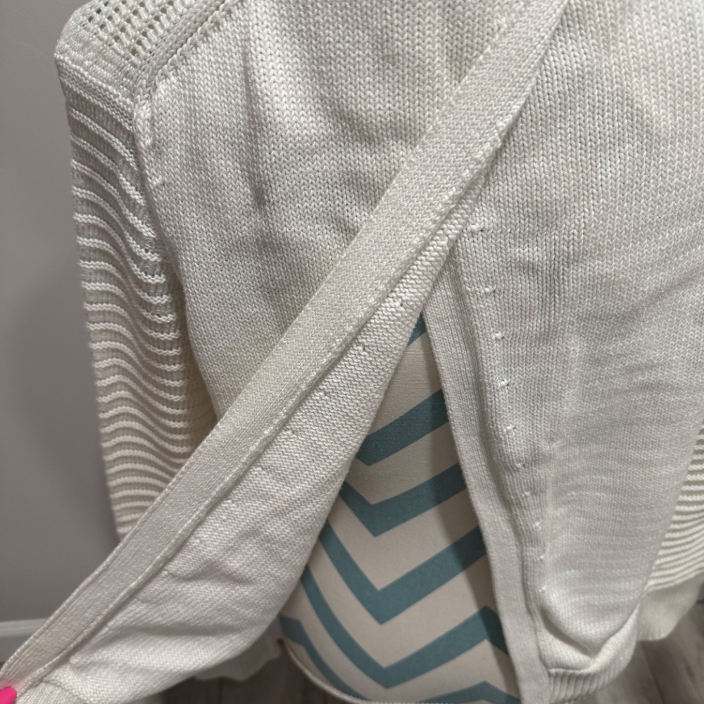 $175 Rag And Bone Elsie Split-Back Open-Knit Cott… - image 4